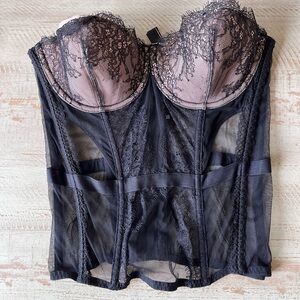 Black/Tan Victoria Secret Corset